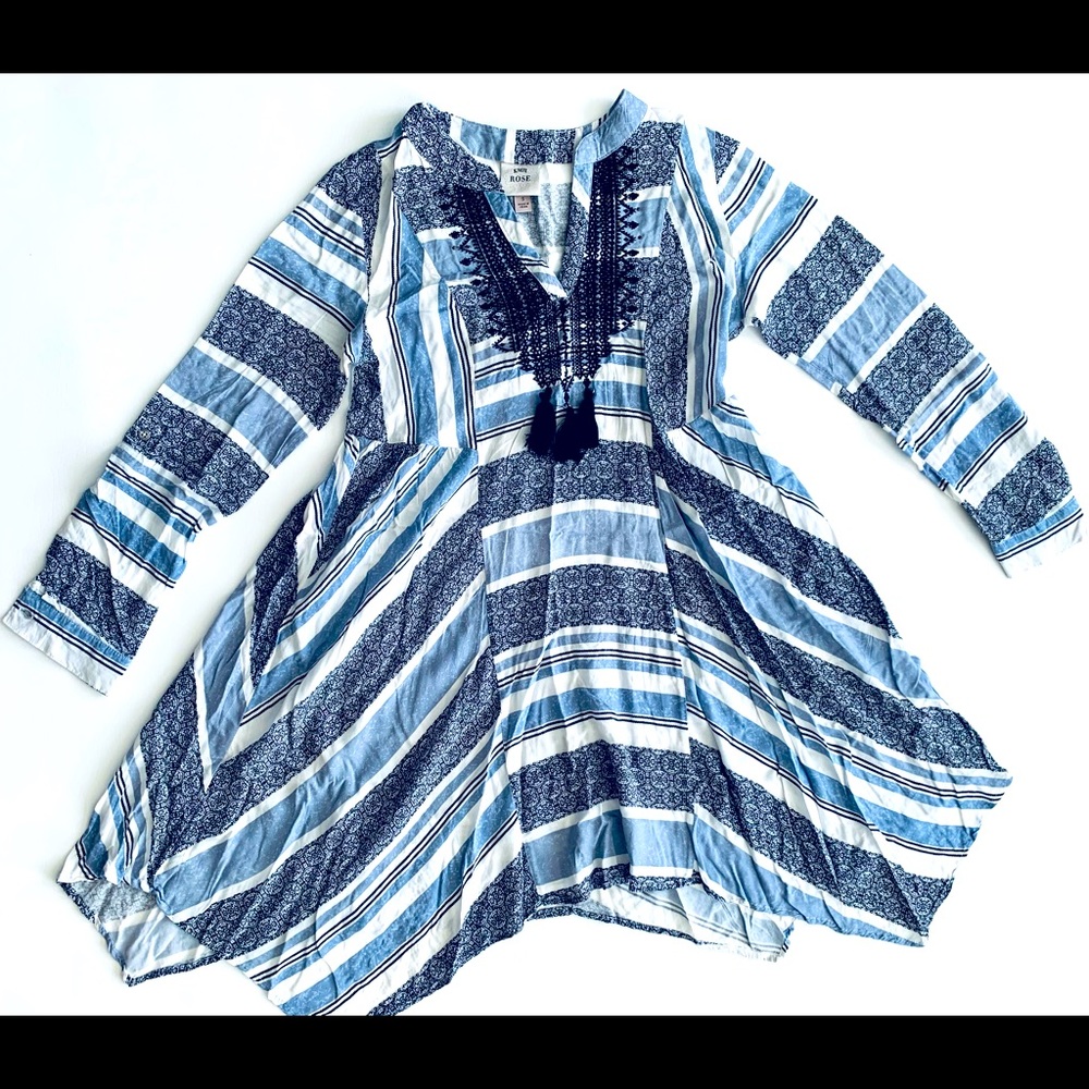 mini summer dress, in polyester,embroidered,size S
